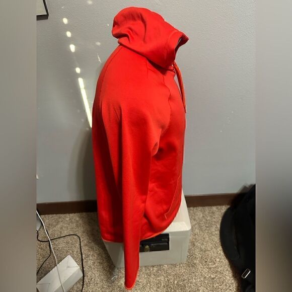 Nike DriFit Mens XL All Red Sweatshirt Hoodie - Picture 4 of 5
